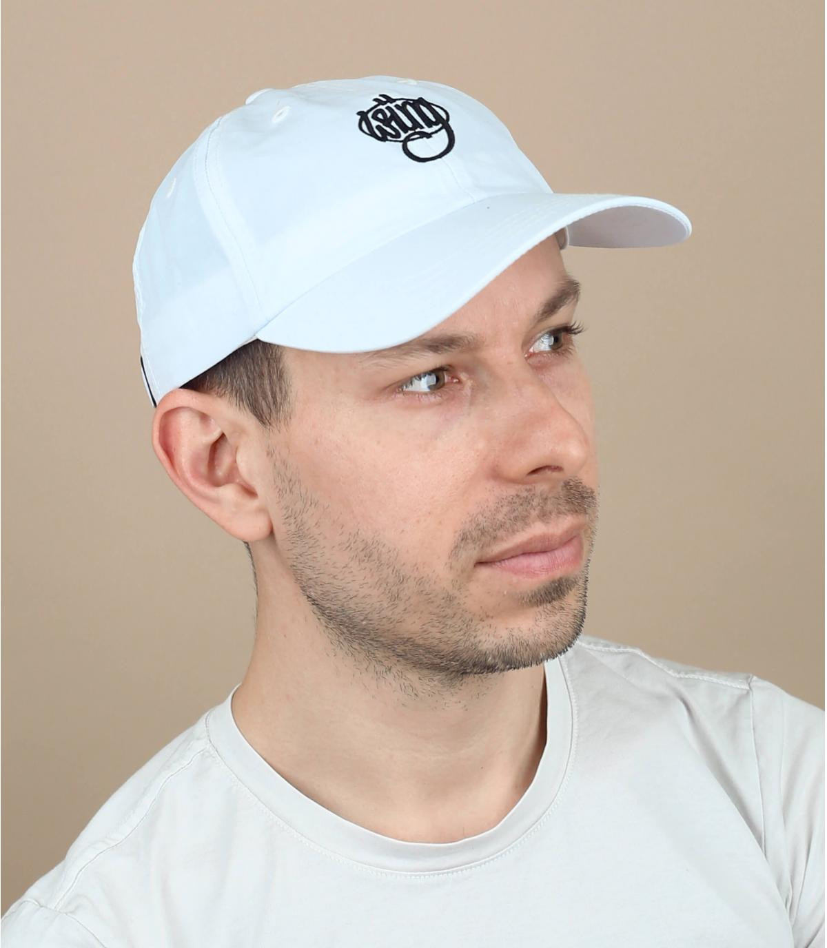 casquette Wrung blanc logo 90 OG 90 Curve white